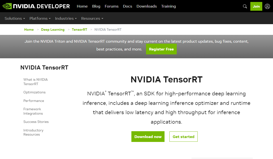 NVIDIA TensorRT