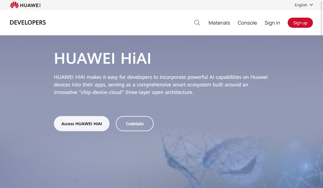 Huawei HiAI Platform