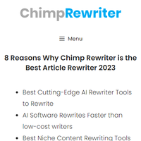 Chimp Rewriter