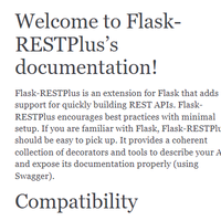 Flask-RESTPlus