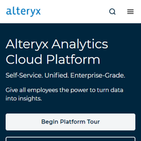 Alteryx Analytic Process Automation (APA)