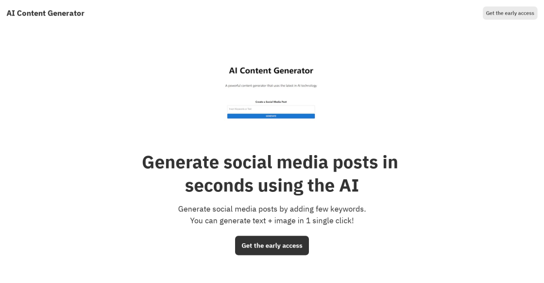 AI Content Generator