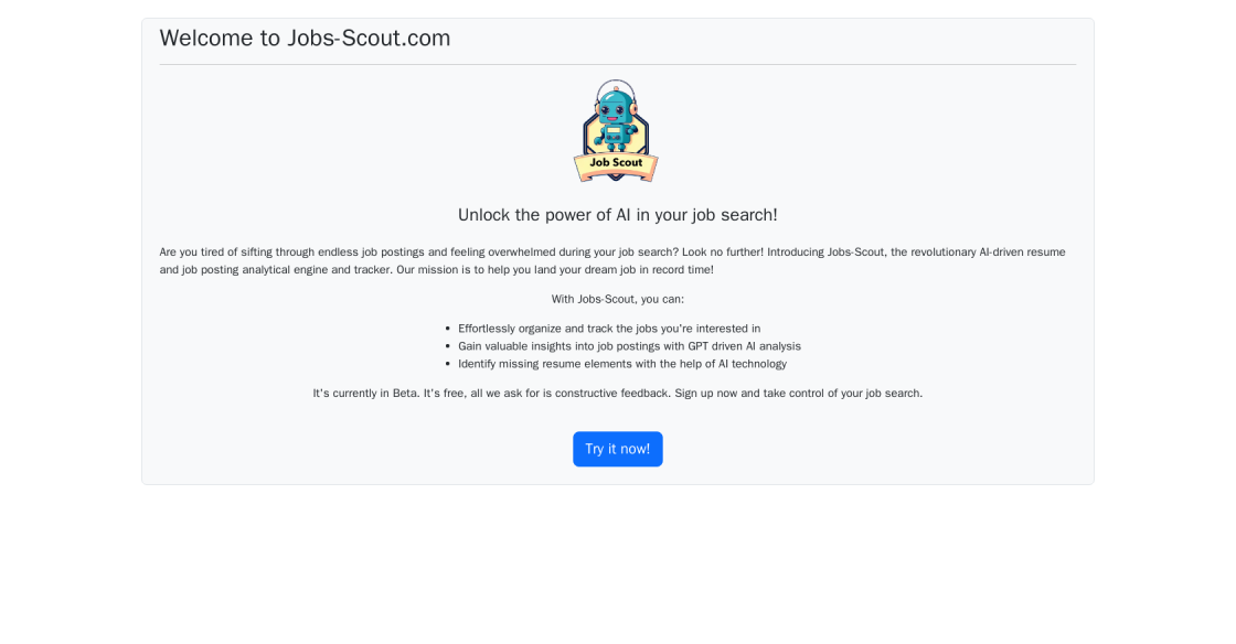 Jobs Scout