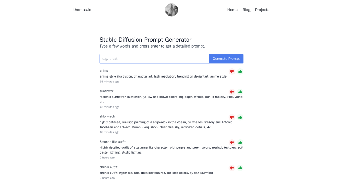 Stable Diffusion Prompt Generator