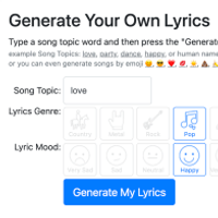 AI Lyrics Generator