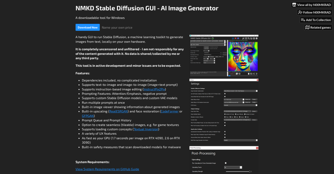 NMKD Stable Diffusion