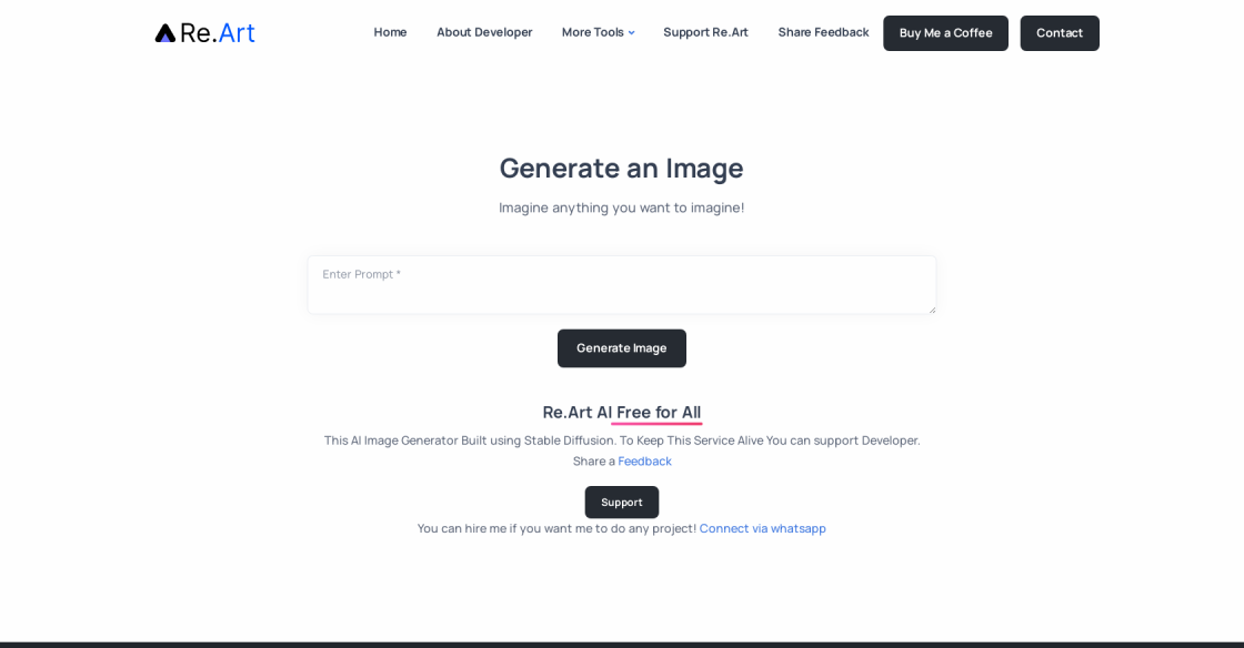 Re.Art AI Image Generator