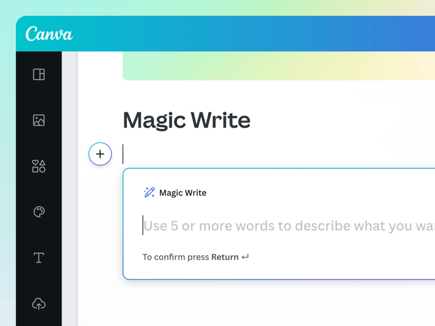 Canva Magic Write