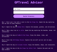 GPT Travel Advisor