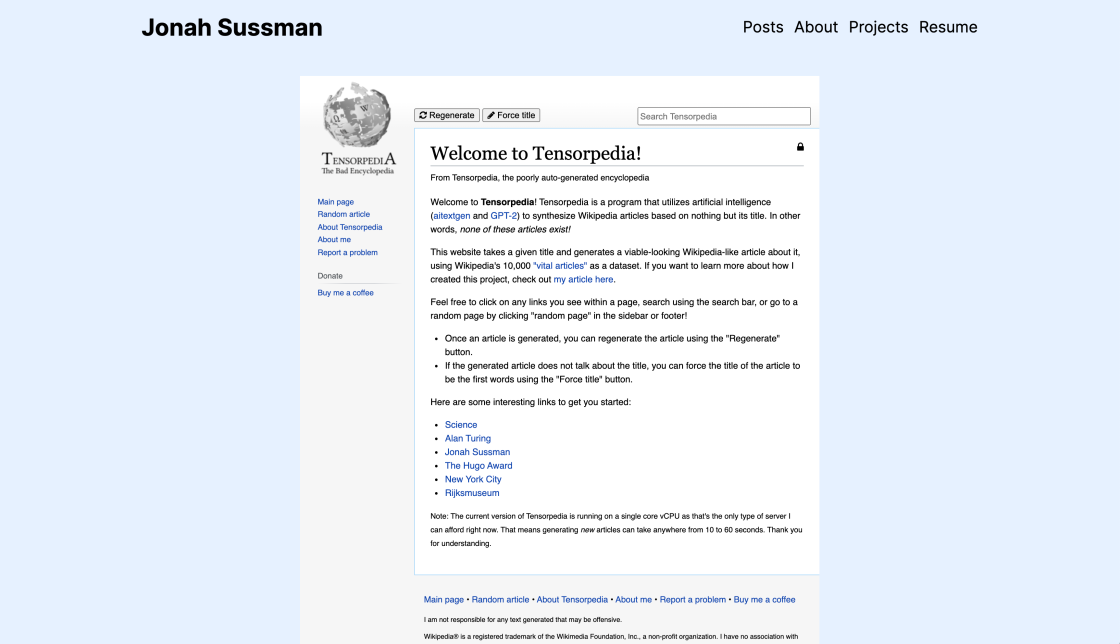 Tensorpedia