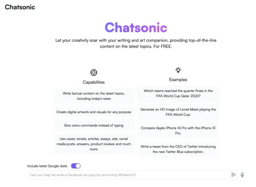 Chatsonic