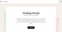 Finding Words