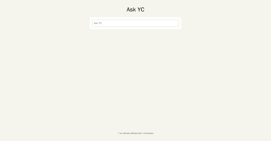 Ask YC