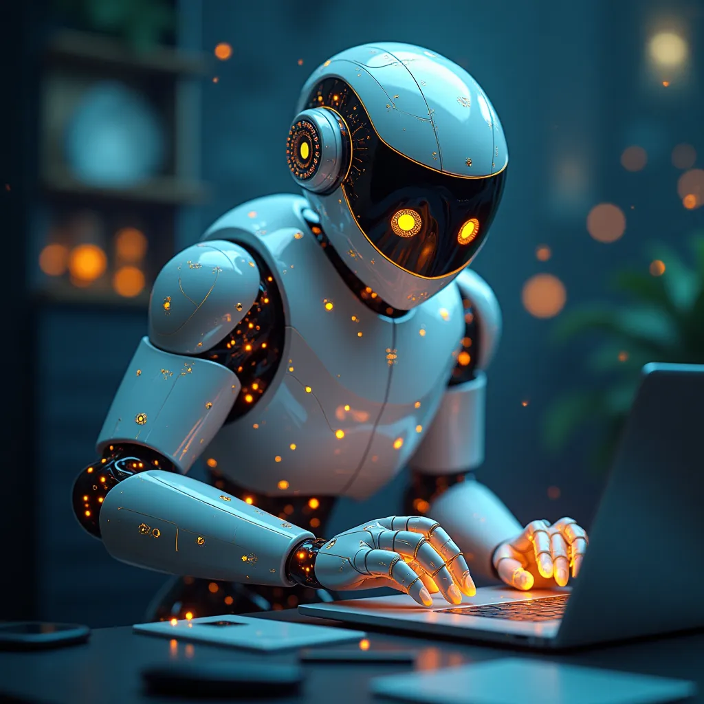 Generate a high-quality, relevant image prompt for an article about: AI araştırma trendleri: 7 etk